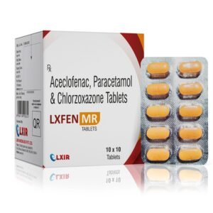 LXFEN-MR Tablets - Aceclofenac, Paracetamol & Chlorzoxazone