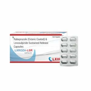 LXROZA-LSR Capsules - Rabeprazole 20mg + Levosulpiride 75mg  (Sr)