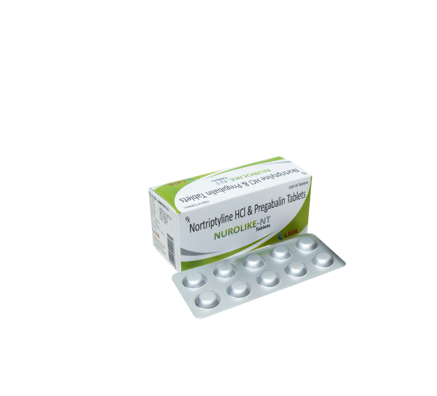 Nortriptylin HCL & Pregablin Tablets - NUROLIKE-NT