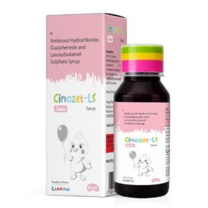 CINOZET-LS JUNIOR - Ambroxol Levosalbutamol Sulphate & Guaiphenesin
