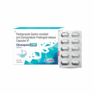 QUSOPAN-DSR Capsules - Pantoprazole (EC) & Domperidone (SR)  IP