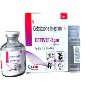 CETIVET 3GM - Ceftrixone Sodium