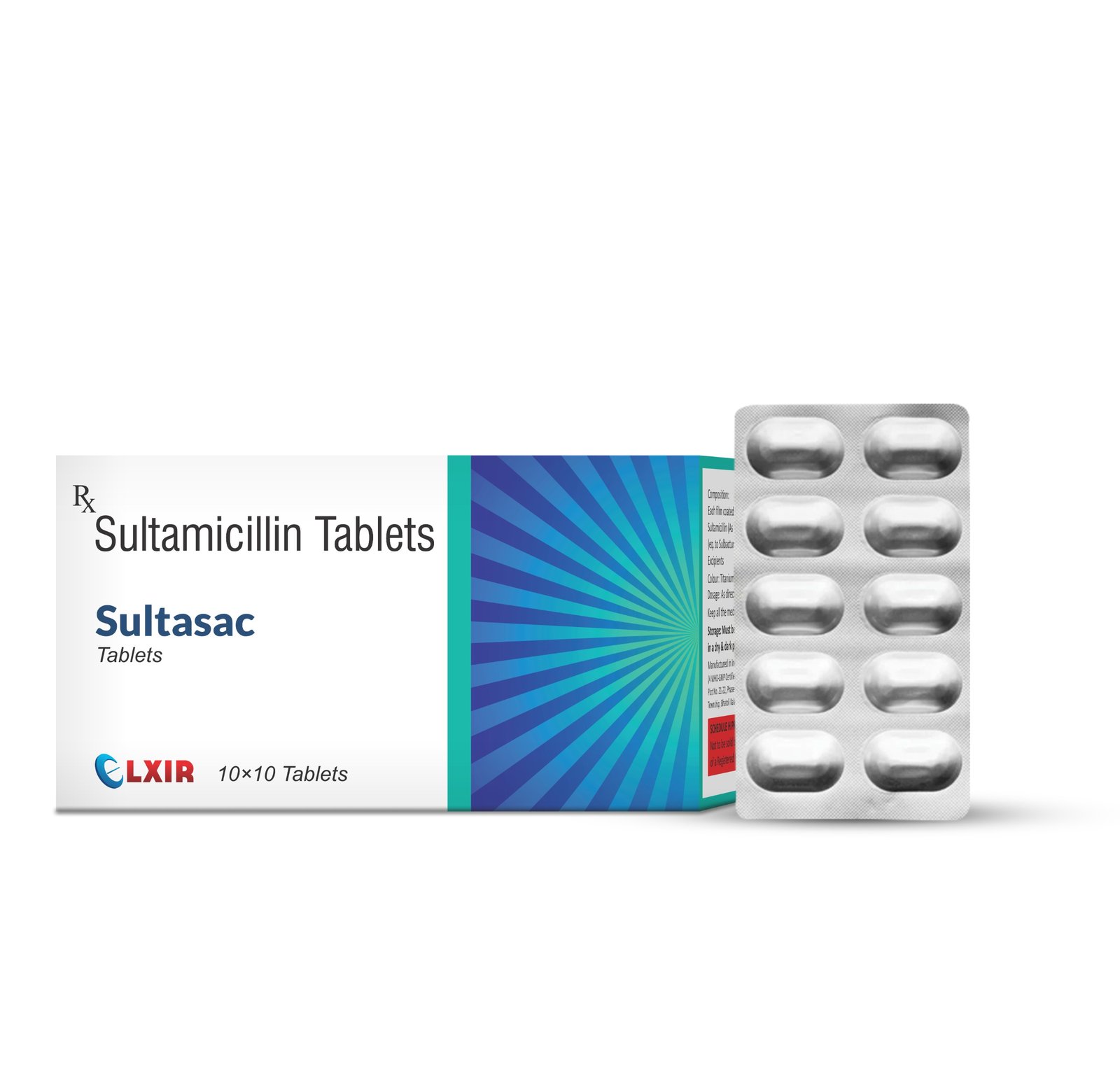 SULTASAC-375 Tablets - SULTAMICILLIN