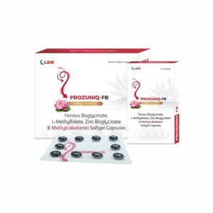 PROZUNIQ-FB Softgel Capsules- Ferrous Bisglycinate, L-Methylfolate