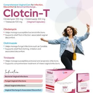 Clindamycin 100 mg + Clotrimazole 100 mg + Tinidazole 100 mg
