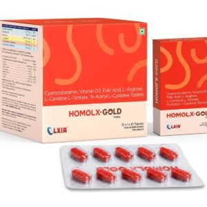 Cyanocobalamin 2.2 mcg + Vitamin D3 100 IU + Folic Acid 176.47 mcg + L-Arginine 250 mg L-Carnitine L-Tartrate 250 mg + N-Acetyl L-Cysteine 250 mg