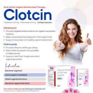 Clindamycin 100 mg + Clotrimazole 200 mg